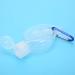 Refillable Travel Bottle 50ml Travel Empty Squeeze Bottle with Keychain Transparent Plastic Flip Cap Containers for Cosmetic Hand Sanitizer (Leaf Shape) - Buy Online on GoSupps.com