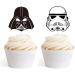 25 Alien War Darth Vader Happy Birthday Cake Topper Cupcake Toppers Alien War Cake Decorations Set - Buy Online on GoSupps.com