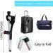 Folding Forearm Crutch Lightweight Adjustable Aluminum Walking Stick for Adults Ergonomic Rubber Handle 1 Unit - Buy Online on GoSupps.com