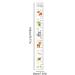 Fanelod Height Diagram - Kids' Growth Chart with Cartoon Design | Pine & Canvas Textures - Perfect for Measuring Children's Growth - Buy Online on GoSupps.com