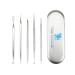 MUJGAN Blackhead Remover Tool Pimple Popper Tool Kit Blackhead Extractor tool for Face Extractor Tool for Comedone Zit Acne Whitehead Blemish Stainless Steel Extraction tools