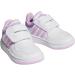 adidas Kids Hoops Mid 2.0 Fitness Shoes - Child 3 UK - White/Lilac/Violet - Buy Online on GoSupps.com