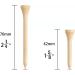 Oodiboo Bamboo Golf Tees - 100PCS, Strictly Selected, Few Defects - 2-3/4 inch & 1-5/8 inch (70/42mm) - Buy Online on GoSupps.com