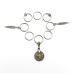 Hyamass 40pcs Antique Silver Feather Coin Bead Charms Pendant - Hair Clip Headband Accessories - Buy Online on GoSupps.com