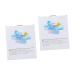 Toddmomy 48 Pcs Color Paper Washing Paper Laundry Paper Clothes Wash and Care As Shownx2pcs mediumx2pcs