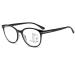 Rapping glasses reading glasses black multifocal glasses men men robust spring hinge +1.00 +1.50 +2.50 +3.00 Dioptries anti-blue light/blue light filter/varifocal lens glasses stable black 2.5 diopters