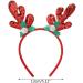 hgnxa Christmas Antlers Elk Headbands Headwear Hair Hoop for Christmas Headpiece Fancy Dress Party Supplies C1 - Buy Online on GoSupps.com