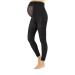 CALZITALY Maternity Footless Tights Black Pregnancy Leggings 100 DEN | MADE IN ITALY | L Black