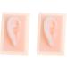 2pcs 1:1 Silicone Acupuncture Ear Model Set - 8.9x6.1cm | Ideal for Schools & Practitioners | International Shipping Available - Buy Online on GoSupps.com
