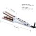 Ceramic Hair Crimper Iron 3 Barrel 0.6 inch Perm Curls Hair Waver - Valentines Mothers Day Gift for Women - Buy Online on GoSupps.com