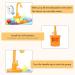 Yoruii Parrot Bath Tub with Faucet | Bird Shower Bath Feeder in Blue | Multifunctional Bird Supplies - Buy Online on GoSupps.com