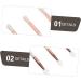 FOMIYES 9 pcs Convenient Dual-end Double Eyeshadow Brush Cosmetics Eye Girl Shaped Simple Headed Handheld - Buy Online on GoSupps.com