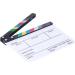Neewer Acrylic Director's Film Clapboard 10x8/25x20cm Slate with Color Sticks - Buy Online on GoSupps.com