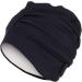 Fashy Black Fabric Swimming Cap - One Size High-Quality Swim Gear for All Ages | International Shipping Available - Buy Online on GoSupps.com
