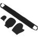 Elastic Cuffs Self Tanning Mitt Kit Exfoliating Gloves Flocking Fabric 4 in 1 Applicator Set Portable and for Home and Beach Party - Buy Online on GoSupps.com