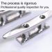 ZOMCHAIN 4 inch Boat Cleat Open Base Dock Cleat | 316 Stainless Steel Mooring Accessories (2PCS) with Installation Screws - Buy Online on GoSupps.com