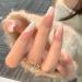24Pcs/Set Press On Nails Mid Length Silver Stripes False Nails Acrylic Fake Nails Full Cover Nails Tips Artificial Finger Manicure Press on nails for Women and Girls - Buy Online on GoSupps.com