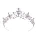 TOVINANNA 1pc Crown Hair Makeup Headbands Baroque Tiara for Women Diamond Hair Accessories Resealable Bags Princess Retro Princess Tiaras Bridal Clothing Zinc Alloy Little Girl Child