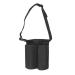 perfk Massage Bottle Bag Oil Lotion Protective Case Adjustable Length 2 Pockets Portable Massage Oil Waist Double Bottle