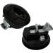 Boat Latches Flush Pull Slam Lock with Keyed Lock - Silver/Black (2pcs/4pcs) - Buy Online on GoSupps.com