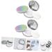 FOMIYES 16 Pcs Powder Box Body Powder Puff Flour Holder Thin Powder Holders Foundation Box 7.5x7.5cmx8pcs Assorted Colorx8pcs - Buy Online on GoSupps.com