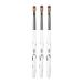 3PCS Kolinsky Acrylic Nail Brushes - Size 8/10/14 Professional Nail Art Brushes for Acrylic Nails Specially Designed for Acrylic Powder Acrylic Nail Brush for Home Salon Acrylic Brush for Nail Art B-Color
