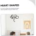 Cabilock 1pc Iron Pendant Plaque Heart Wall Decor Rustic Home Decor Room Loving Heart Shaped Pendant Black 40.00X33.00X0.20CM - Buy Online on GoSupps.com