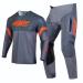 Willbros motocross jersey pants combo men women dirty bike mx equipment set off -road with zippering bags racing clothing adult jersey s / pants 30 orange gray
