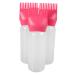 Mikikit 3pi ces Flacons Applicateurs avec Peigne pour Teinture Cheveux et Huile Capillaire pour Utilisation Salon Domicile Application Pr cise
