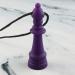 Healifty 4Pcs Baby Teething Toys - Chess Shaped Silicone Chew Necklace Pendants for Autism Nursing - Assorted Colors - Buy Online on GoSupps.com