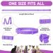 Woyamay Calming Collar for Cats Luminous Safety Glow Adjustable Calming Cat Collar for Anxiety Relief Natural Cat Calming Pheromone Collar with 60 Days for Kitten Medium Large Cats 2 Pack Purple Purple-2 Pack - Buy Online on GoSupps.com