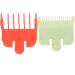 Professional Hair Clipper Guide Combs 2 Plastic Attachment Combs Rounded Teeth Easy Buckle Design Easy Hair Control (red and green) - Buy Online on GoSupps.com