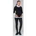 Happy Mama Maternity Nursing Jumper Sweatshirt 348 Black & White - Size 8-10 | Women's Boutique - Buy Online on GoSupps.com