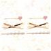 Housoutil Decor Heart Hair Clips Heart Bobby Alloy Hair Barrettes Hair Clips for Women Metal Hair Barrettes Metal Hair Clips Hair Accessories for Women Hair Pin Vintage - Buy Online on GoSupps.com