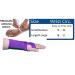 Hand Wrist Support Brace Splint for Carpal Tunnel, Sprain, Arthritis - Purple S-M Left - Buy Online on GoSupps.com