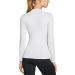 ATHLIO Women's Thermal Long Sleeve Tops 3pack - Mock Turtle Compression Base Layer (X-Large, Black/Charcoal/White) - Buy Online on GoSupps.com