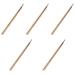 Balacoo 5pcs Double Ended Lipstick Brush Lip Miss Beauty Products Aluminum Alloy Super Soft 12x1x1cm Golden
