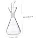 Zerodeko 3 Pcs Glass Oiler Soy Sauce Bottle Vinegar Pourer Oil Condiment Container Coffee Container Glass Syrup Pot Oil Decanter Clear Container Cooking With Cover Silica Gel Salad Dressing 21.5x8cmx3pcs Transparent Colorx3pcs - Buy Online on GoSupps.com