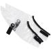 BELLIFFY 1 Pair Barber Shoe Covers Hairdressing Shoes Cover Barber Shoe Protector Shoes Cloth Safety Shoe Covers Hair Stylist Shoes Cloak Barber Shoes Cover Barber Cloaks 34.00X15.00X15.00CM