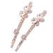 8-Piece Colorful Rhinestone Hair Pins Set - Blue & Purple Decorative Bobby Pins for Women and Girls - Buy Online on GoSupps.com