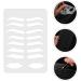 Healvian Eyebrow Stencil Plate Eyebrow Drawing Mold Makeup Practice Accessory Makeup Tool Transparent Acrylic - Buy Online on GoSupps.com