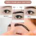 MACfee Instant Brow tint Peel-Off Waterproof Eyebrow Gel Tint Natural Long Lasting Volumizing Enhance Brow Mascara Quickly Fixing Natural Eyebrow Makeup (Dark Brown) - Buy Online on GoSupps.com