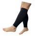 Kid s Edition Shin Leg Calf 15-20 mmHg Med Compression Support Active Gym Running Sports Sleeve Black Small/Medium