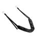 The spine decompression device light lumbar spine belt belt for back extensions with soft material prevents pain and degeneration (black)