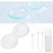 Contact Lens Travel Case Set with Care Fluid Bottle - Mini Etui with Tweezers & Storage for Soaking Lenses - Buy Online on GoSupps.com