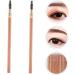 CANIGHT 2pcs Double Ended Eyebrow Pencil with Brush Women Brow Pencil Dark Brown Eyebrow Pencils Wood - Buy Online on GoSupps.com