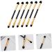 FOMIYES 60 Pcs Eye Shadow Makeup Brush Make up Brush Precision Eyeshadow Brush Eye Makeup Brush 12.50X0.50X0.50CMx3pcs Goldenx3pcs - Buy Online on GoSupps.com