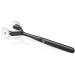 Stainless Steel Double Nerve Wheel Needle Roller Massage Roller - Double Pain (Chrome) | International Shipping Available - Buy Online on GoSupps.com