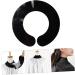 FOMIYES Black Hair Dye & Makeup Cape Silicone Neck Wrap Guard for Hair Cutting & Barber Use - Buy Online on GoSupps.com