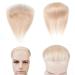 Lordhair 100% European Real Hair Toupet for Men - V-Loop Skin Light Blond 22# - 15.2x5.1cm International Shipping - Buy Online on GoSupps.com